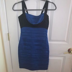 BCBG Black and Blue Mimi Dress size 0